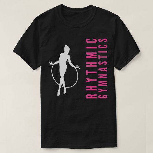 フープ付き新体操体操 Tシャツ (デザイン正面)