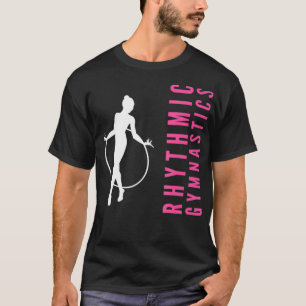 フープ付き新体操体操 Tシャツ