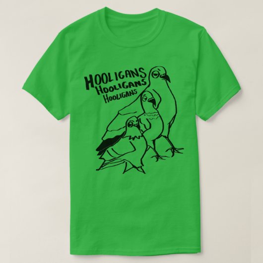 フーリガンハト漫画 Tシャツ (デザイン正面)