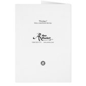 「フーリガン」アライグマのカード (裏面)