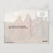 フーリッヒのヨセフによるエマウスへの道 ポストカード (裏面)