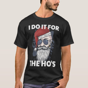 フーリー大好きおふざけサンタクロース クリスマス Tシャツ