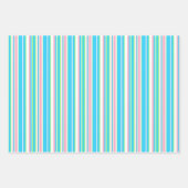 フールとストライプ紙の折り返し ラッピングペーパーシート (正面2)