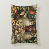 フールと小妖精や小人妖精自然イラストレーション アクセントクッション (正面(垂直))