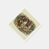 フールと小妖精や小人妖精自然イラストレーション スタンダードカクテルナプキン (角)