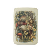 フールと小妖精や小人妖精自然イラストレーション バスマット (正面縦)