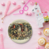 フールと小妖精や小人妖精自然イラストレーション ペーパープレート (パーティー)