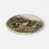 フールと小妖精や小人妖精自然イラストレーション ペーパープレート (アングル)