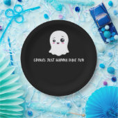 フールは秋のおもしろいを楽しみたい ペーパープレート (パーティー)