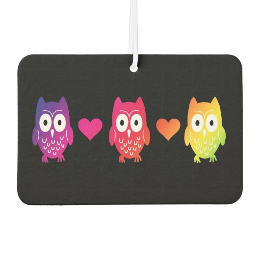 フールサイケデリックズ・ハート空気清浄機 カーエアーフレッシュナー (正面)