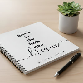 フールズウィズドリーム引用文はっきりした白黒記念 ノートブック