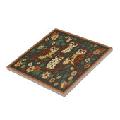 フールズフォレストアニマル自然トントンボ素朴ホ タイル (側面)