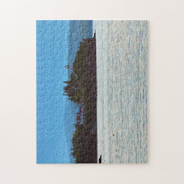 フールズヘッドライトハウスペノブスコットベイメイン ジグソーパズル