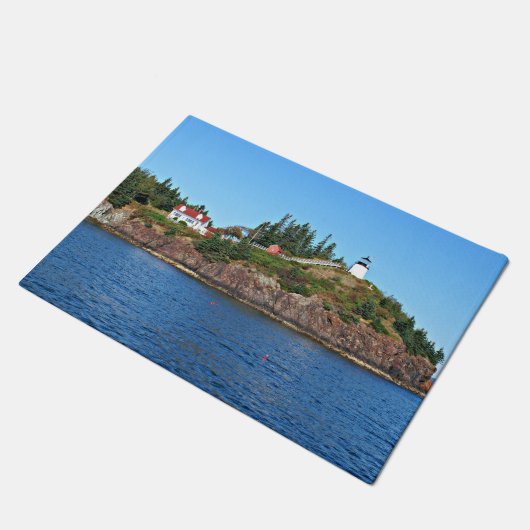 フールズヘッドライトハウスメインドアマット ドアマット (アングル)