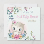 フールズベビーシャワー招待状 招待状 (裏面)