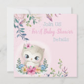 フールズベビーシャワー招待状 招待状 (裏面)