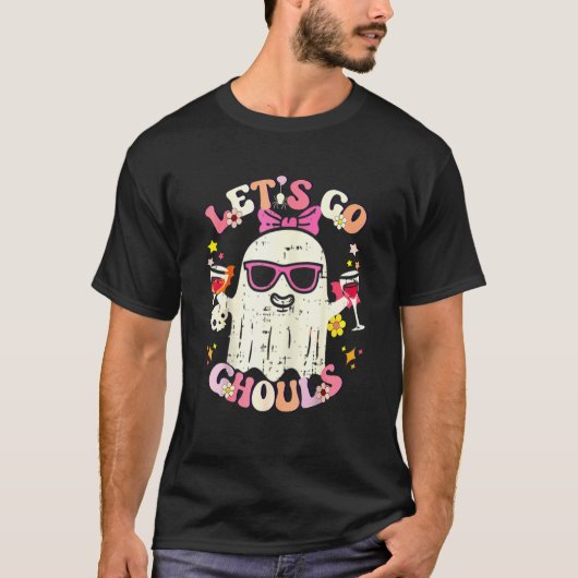 フールズ幽霊と花ハロウィンコスチュウ Tシャツ (正面)
