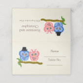 フールデザインシャンパンカラー結婚ズ プレイスカード (外部開封)