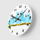 フールデザイン ラウンド壁時計 (傾斜)