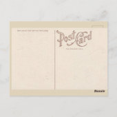 フールビクトリアンタロットカードはがき ポストカード (裏面)