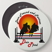 フールプフェルドウントプフェルデフォールリーブハーバーボタン 缶バッジ (正面&裏面)