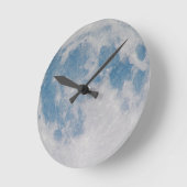 フールムーン天文学 ラウンド壁時計 (傾斜)