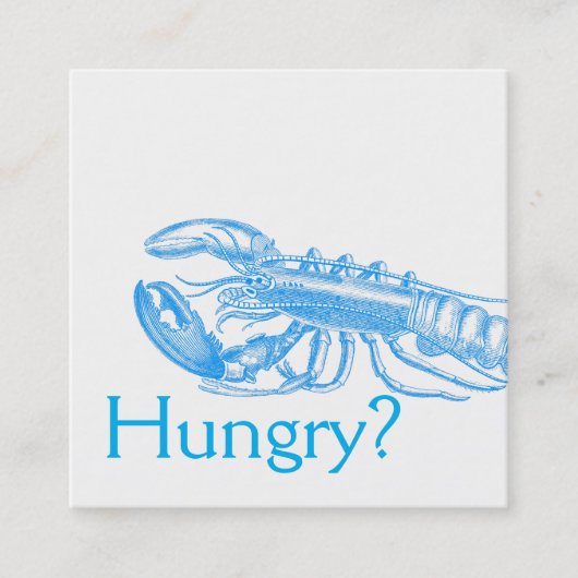 フールレストラン スクエア名刺 (正面)