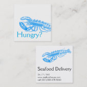 フールレストラン スクエア名刺 (正面/裏面)