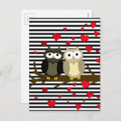 フール語 – バレンタインデーデザイン シーズンポストカード (正面/裏面)