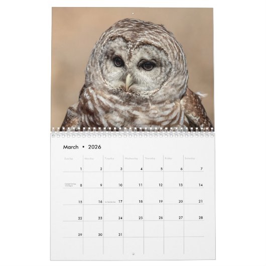 フール2026 カレンダー (3月 2026)