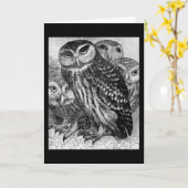 フール、ヴィンテージ版木、銅版、版画 カード (黄色い花)