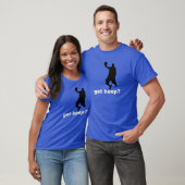 フー得プ?バスケットボールTシャツ – 青白黒 Tシャツ (ユニセックス)