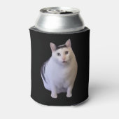 フー猫ミーム両面ブラック 缶クーラー (缶裏面)