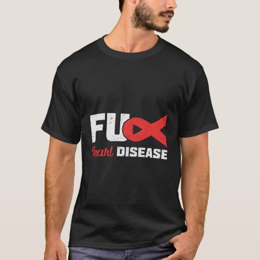 フー病心臓専門医 Tシャツ (正面)