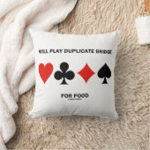 フー遊ド4カードスーツ用のブリッジを複製する クッション (ブランケット)