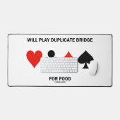 フー遊ド4カードスーツ用のブリッジを複製する デスクマット (キーボード&マウス)