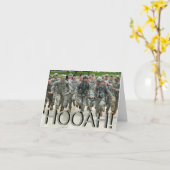 フー!陸軍兵士ブートキャンプカデット カード (黄色い花)