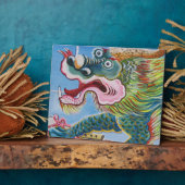 フ中国のードッグ フォトプラーク (側面)