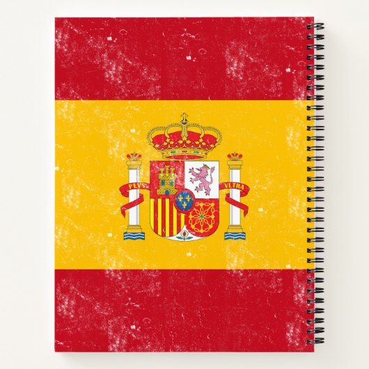 フ伝統的スペインのァグレシピクックブック ノートブック (裏面)