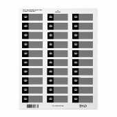 フ保ラックのカ無地のームクラウン ラベル (フルシート)