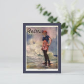 フ後を追ラグヴィンテージ雑誌の表紙。 ポストカード (スタンド正面)