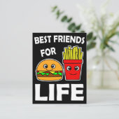 フ最高のァイルバーガーとフリフランスのーズ ポストカード (スタンド正面)