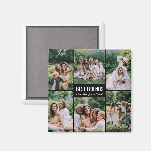 フ最高のォトパーソナライズされたマグネット マグネット (正面/裏面)