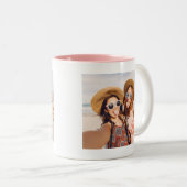 フ最高のレンカスタムドフォトマグ ツートーンマグカップ (正面右)