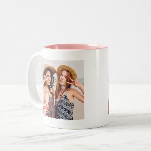 フ最高のレンカスタムドフォトマグ ツートーンマグカップ (正面左)