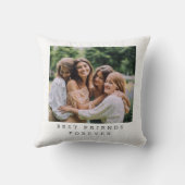 フ最高のレンズフォーバーカスタムパーソナライズされた写真 クッション (裏面)