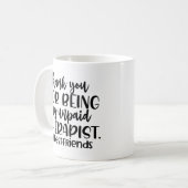 フ最高のレンズ コーヒーマグカップ (正面左)