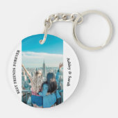 フ最高のレンズ·フォアバカスタムー·の写真と名前 キーホルダー (裏面)