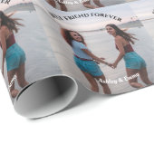 フ最高のレンズ·フォアバカスタムー·の写真と名前 ラッピングペーパー (ロールコーナー)