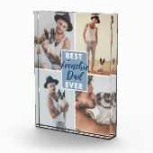 フ最高のレンチーパパリーバ父の日ブルドッグフランスの フォトブロック (右)